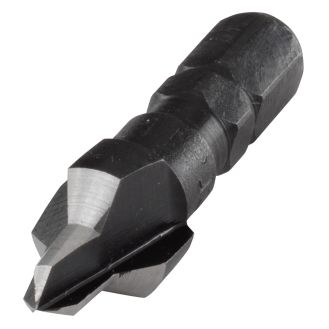 Burghiu zencuitor Wolfcraft 2547000, D 4-10 mm, prindere hexagonala, unghi zencuitor 45°, pentru suruburi cu cap inecat de D 4.5 - 5 mm