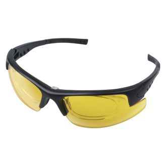 Ochelari de protectie pentru ecran Wolfcraft 4909000, lentile galbene, cu rama clip-on