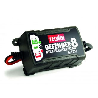 Redresor baterii Telwin DEFENDER8, tensiune incarcare 6/12 V, capacitate baterii Pb/GEL/AGM 2-20 Ah