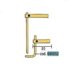 Electrod profilat pentru sudura in puncte Telwin 690052, diametru 12 mm