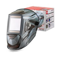 Masca de sudura automata cu filtru reglabil DIN 4/5 -9/9-13 Telwin 802937, VANTAGE GREY XXL, MMA/Mig-Mag/TIG