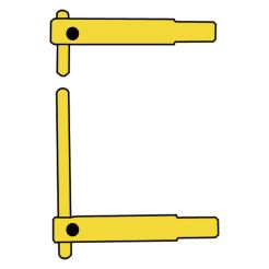 Set brate XD1 pentru sudura in puncte Telwin 803015, 120 mm, cu electrozi