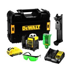 Nivela laser liniara DCE0811D1G 720, 10,8V, 1 x 2.0 Ah, 30 m, fascicul verde - EU