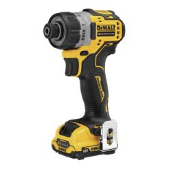 Masina de insurubat sub-compacta DeWalt DCF601D2, brushless, 12V, 2 x 2 Ah, incarcator