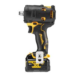 Masina de insurubat cu impact Dewalt DCF901P1G, cu acumulator tip "G" 12V/5.0Ah, cuplu maxim 340 Nm, prindere 1/2" 