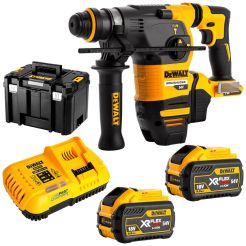 Ciocan rotopercutor SDS-Plus Dewalt DCH333X2, cu 2 acumulatori XR Flexvolt 54 V / 9.0 Ah, 3.5 J, 30 mm