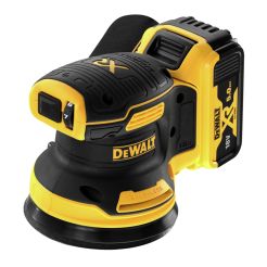Masina de slefuit orbital Dewalt DCW210P2, cu 2 acumulatori Li-Ion 5.0 Ah/18 V, 125 mm, 8000-12000 rpm