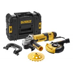 Polizor unghiular DeWalt DWE4257KT, 1500 W, 125 mm, set pentru slefuire beton
