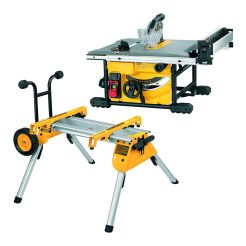 Fierastrau circular de banc DeWalt DWE7485RS, 210 mm + DE7400 stand cu picioare