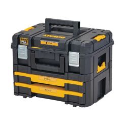 Set combinat cutii de depozitare Dewalt DWST83395-1, TSTAK II si IV, 440 x 332 x 327 mm