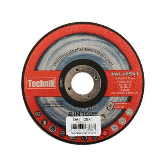 Disc abraziv pentru taiere inox Technik DAI_125X1