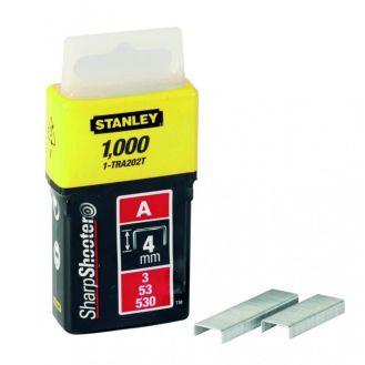 Capse tip A 3/53/530 din otel galvanizat Stanley 1-TRA202T, pachet 1000 buc, 4 mm