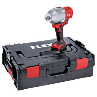 Masina de insurubat cu impact Flex IW 1/2" 950 18.0-EC, patrat 1/2", cuplu maxim 950 Nm, compatibila cu acumulatori Li-Ion 18 V, in valiza  L-BOXX®