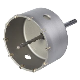 Carota cu burghiu centrare SDS Plus Wolfcraft 5490000, D 105 mm, lungime activa 46 mm