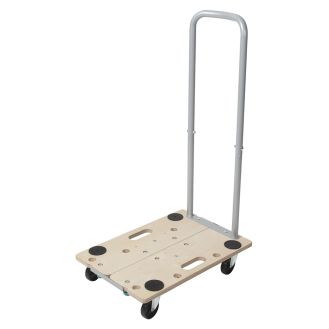 Transportor pe role Wolfcraft FT 350 B, pentru mobila, separabil, cu opritori si maner, sarcina maxima 300 kg