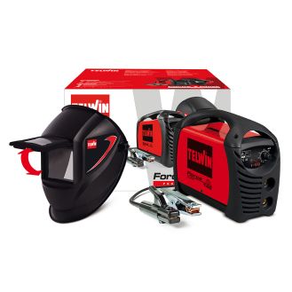 Invertor sudura  MMA Telwin FORCE145ACXM, 130 A, electrozi 1.6-3.2  mm, masca TIGER, cu accesorii
