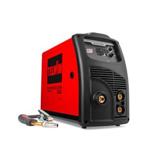 Aparat pentru sudura MIG-MAG/ MMA/TIG Telwin TECHNOMIG260DUAL_SYNERGIC, 250 A, sarma otel 0.6-1.2  mm, electrozi 1.6-4  mm, cu accesorii