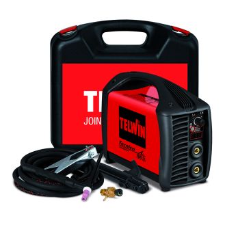 Aparat sudura TIG/ MMA Telwin TECNICATIG190DC-LIFT-VRD_ACC, 170 A, electrozi 1.6-4  mm, cu accesorii TIG in valiza de plastic