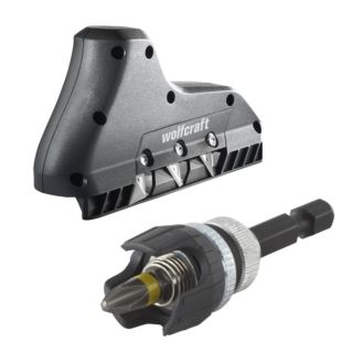 Set Wolfcraft 8637000 pentru lucrari de amenajari interioare pentru imbinari perfecte cu suruburi si tranzitii curate la placile din gips carton