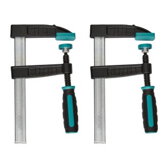 2 x Menghine cu surub 80/150mm Wolfcraft 8645000 ideala pentru proiecte de bricolaj