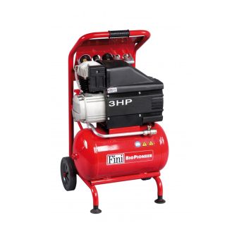 Compresor de aer cu ulei, monofazat, cu doi cilindri dispusi in V, Fini BIG PIONEER/I 4020M, 2.2 kW, 10 bar, 356 l/min, cu butelie de 24 l