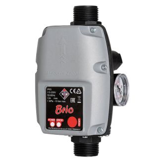 Prescontrol cu manometru Italtecnica BRIO, 230 V, max. 12 A, max. 10 bari