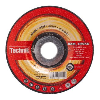 Disc abraziv pentru polizat metal Technik DAM_125X6