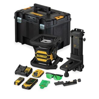 Nivela laser rotativa DeWalt DCE080D1GS, laser verde, EU