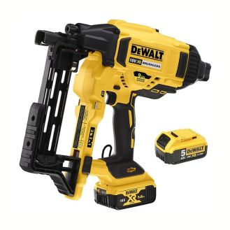 Capsator Dewalt DCFS950P2, capse 9Ga 4 x 40/45/50 mm, magazie 35 capse, cu 2 acumulatori XR 18V / 5.0 Ah, in cutie Toughsystem