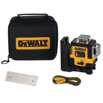 Nivela laser cu 3 linii 360° DeWalt DCLE14361GB, fascicul verde, 45 /100 m, incarcare USB-C