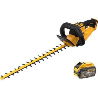 Trimmer electric pentru gard viu Dewalt DCMHT573X1, cu 1 acumulator FLEXVOLT 54V / 9.0Ah, lama 65 cm
