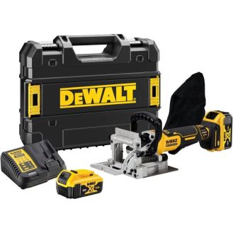 Masina de frezat nuturi DeWalt DCW682P2, adancime de taiere 20 mm, cu 2 acumulatori 18V XR/5.0Ah in valiza TSTAK