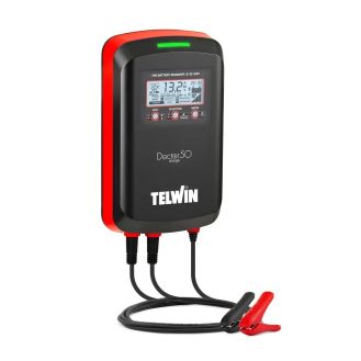 Redresor si tester baterii Telwin DOCTORCHARGE50, 6/12/24 V, capacitati baterii Pb/GEL/AGM/Pb Ca/Li 10-600 Ah
