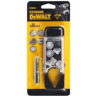 Burghiu diamantat EXTREME DeWALT DT6040, pentru placi ceramice, 8 mm, coada cilindrica