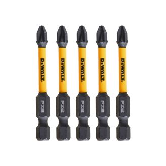 Set 5 biti PZ2 DeWALT DT7391T, lungime 57 mm