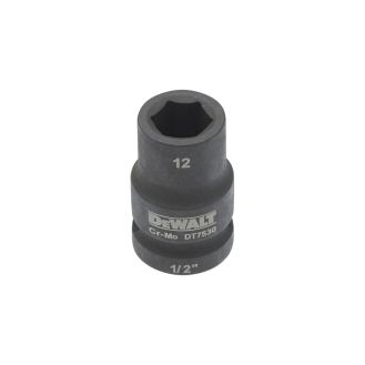 Tubulara scurta de impact DeWALT DT7530, 1/2", 12 mm