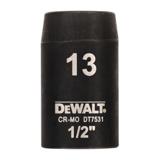 Tubulara scurta de impact DeWALT DT7531, 1/2", 13 mm