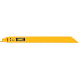 Set 5 lame fierastrau sabie Dewalt DT90389, 304 mm, 10 TPI, pentru metal