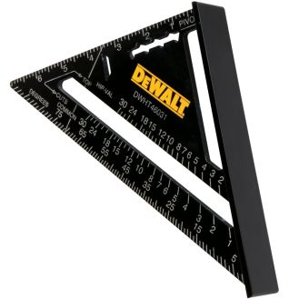 Echer pentru tamplarie DeWalt DWHT46031-0, 177 mm (7"), sistem imperial, aluminiu