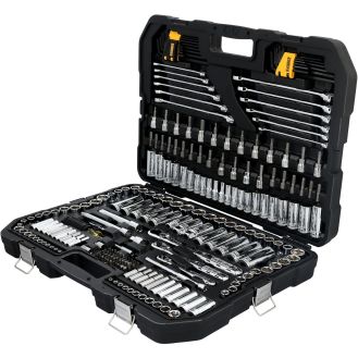 Trusa asamblari mecanice 247 piese Dewalt DWMT81535-1, 1/4" - 3/8" - 1/2", metric / SAE