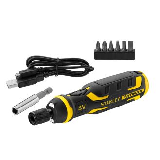 Set combinat 2 scule electrice Stanley Fatmax V20 SFMCK210D1, 1 acumulator 18 V / 2.0 Ah, incarcator