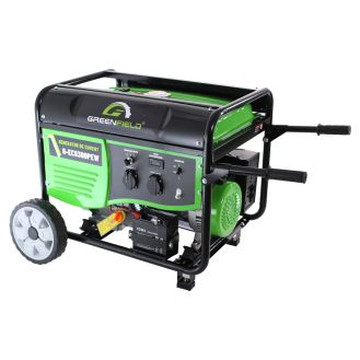 Generator de curent pe benzina Greenfield G-EC8300PEWN, portabil, monofazat, 7.7 kVA, pornire electrica