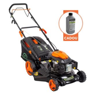 Masina de tuns gazonul cu autopropulsie Greenfield G-MTG511ARW-T8, 4. 4 cp, benzina, 173 cmᶟ, 50 cm , 7 trepte taiere, 60 l sac colector