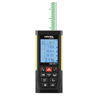 Telemetru cu laser verde Nivel System HDM-90G, +/- 2mm, 90 m, USB / Bluetooth