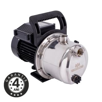 Pompa autoamorsanta de gradina Wasserkonig ISG5058, corp din inox, putere 1000 W, debit 3480 l/h, inaltime refulare 50 m