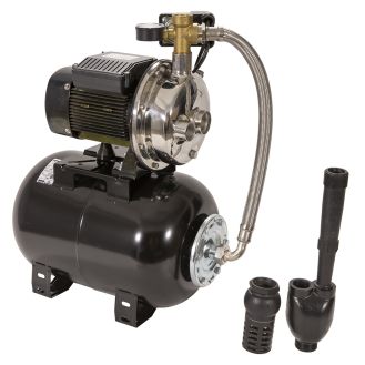 Hidrofor cu pompa de mare adancime Wasserkonig PMI30-090/25H, putere 1200 W, debit 2640 l/h, inaltime refulare 36 m, aspiratie 30 m, vas de expansiune 24 litri