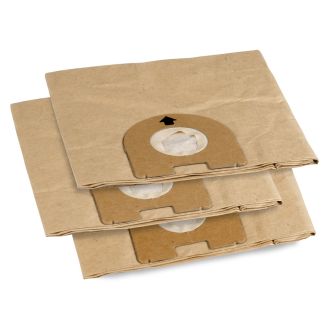 Set 3 saci de colectare a prafului Powerplus POWX320A, capacitate de colectare 10 l, confectionati din hartie, dimensiune 590x190 mm