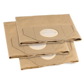 Set 3 saci de colectare a prafului Powerplus POWX323A, capacitate de colectare 30 l, confectionati din hartie, dimensiune 490x350 mm