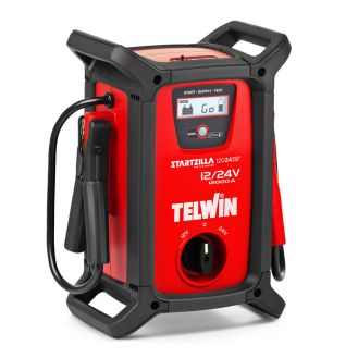 Robot de pornire si tester 12/24 V Telwin STARTZILLA12024XT, curent de pornire maxim 12000 A, baterie 40 Ah