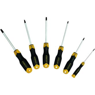 Set 6 surubelnite  torx cu maner moale Stanley STMT1-74182, in modul pentru sertare